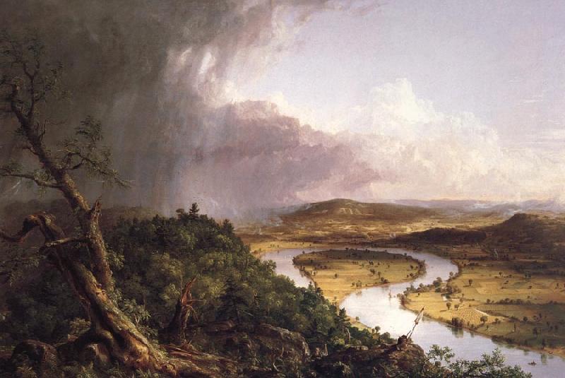 Thomas Cole View from Mount Holyoke,Northampton,MA.after a Thunderstorm oil painting picture